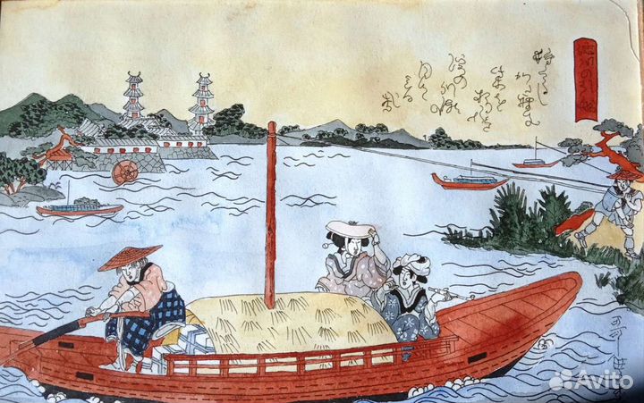 Интерьерная графика в японском стиле