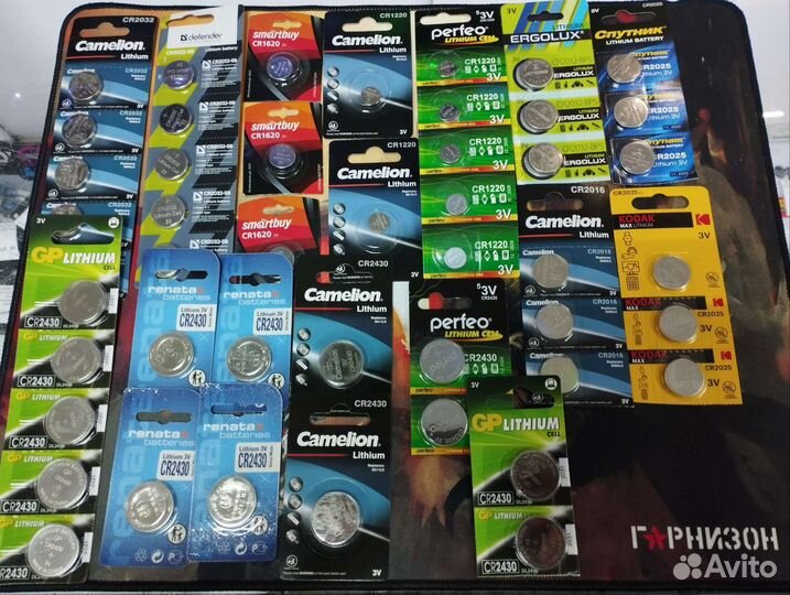 Большой Выбор Батареек AA,AAA, Крона, Таблетки