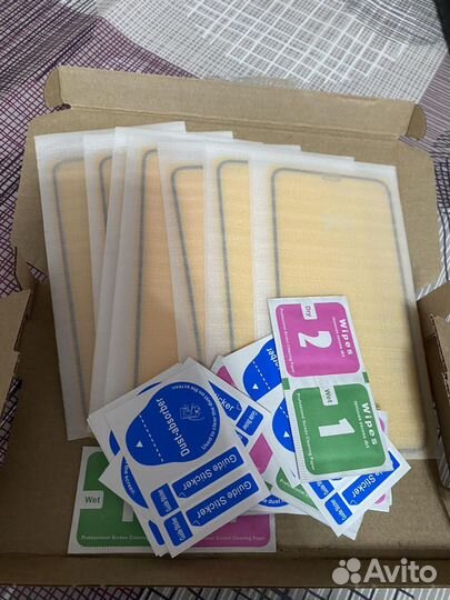 Защитное стекло на iPhone X,XS, 11PRO- 8 штук