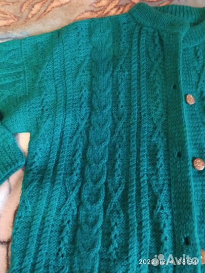 Кардиган женский вязаный, размер 58-60