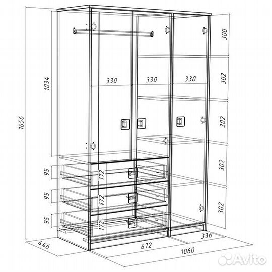Шкаф детский
