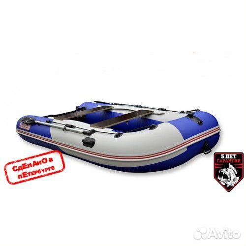 Надувная лодка пвх стелс 315 аэро с надувным дном