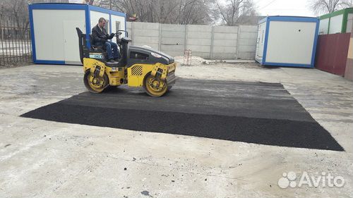 Асфальтирование, укладка асфальта, благоустройство