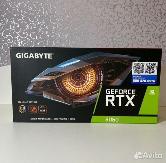 Видеокарта Gigabyte RTX 3050 Gaming OC 8G Новая