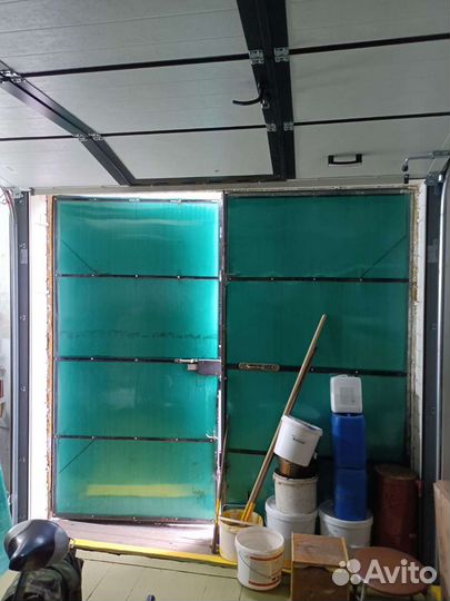 Металлические ворота б/у