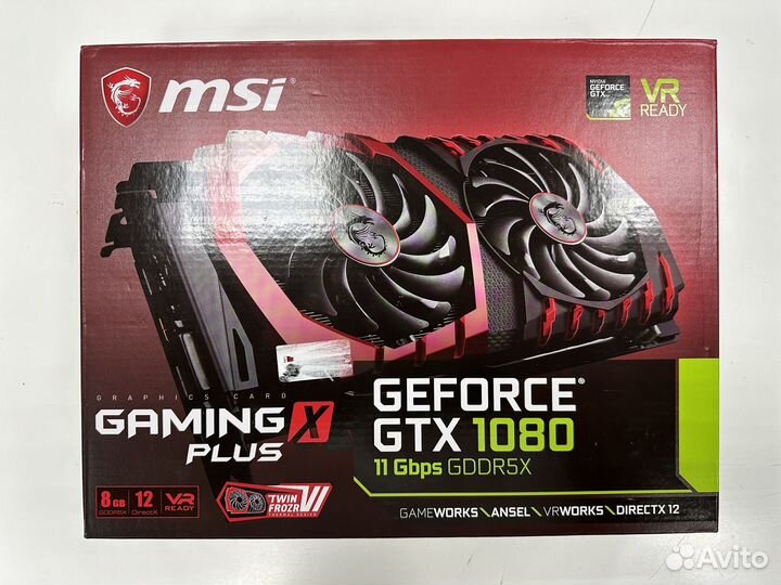 Видеокарта GTX 1080 MSI Gaming X