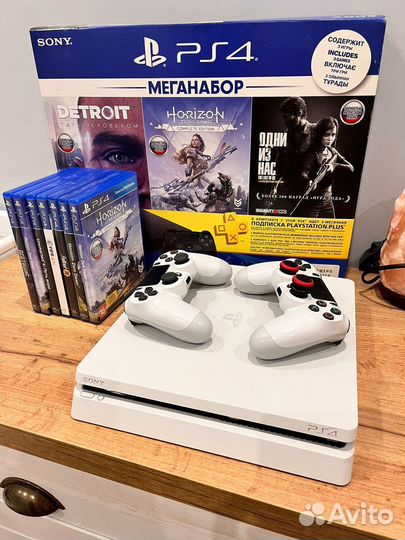 Ps4 slim с играми
