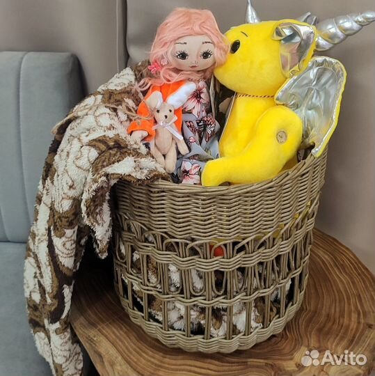 Корзина для хранения плетеная