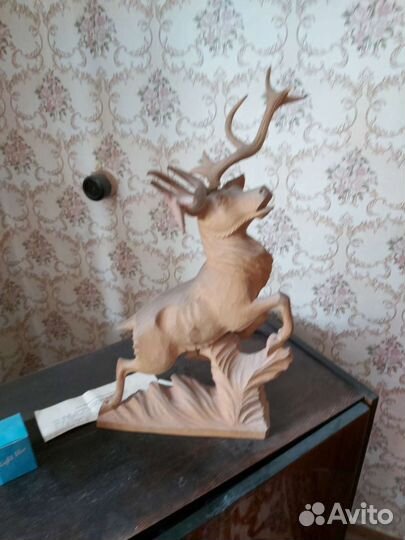 Лось деревянный