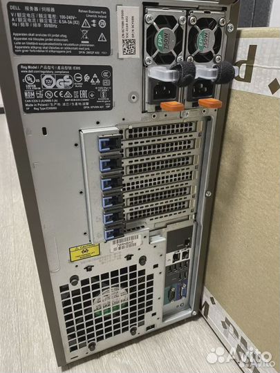 Сервер Dell t440 8lff(xeon gold 6140*2, 256gb)