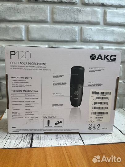 Студийный микрофон akg