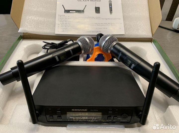 Микрофоны и радио станция Shure glxd4