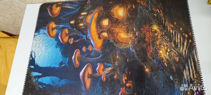 Деревянный фигурный пазл