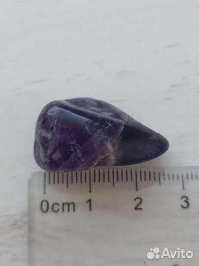 Аметист галтовка