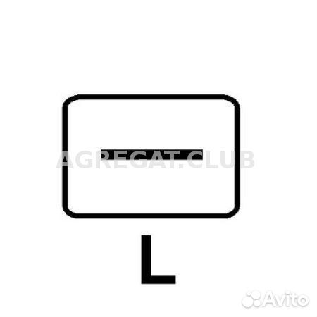 Генератор cо шкивом 1 ручей krauf ALE0355LK