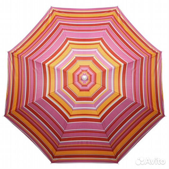 Зонт пляжный «Модерн» с серебряным покрытием, d180