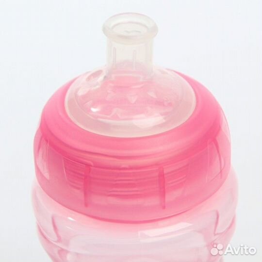 Поильник детский с мягким носиком, 340 мл., цвет р