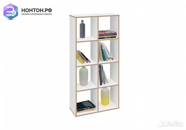 Стеллаж кубический Polini home Smart 8 секций белы