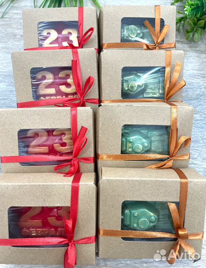 Подарочный набор из мыла для мужчин на 23 февраля