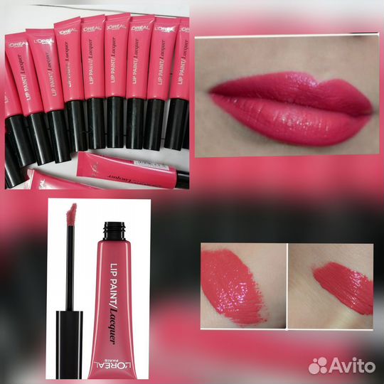 Лаковая помада Loreal lip paint laquer, 102