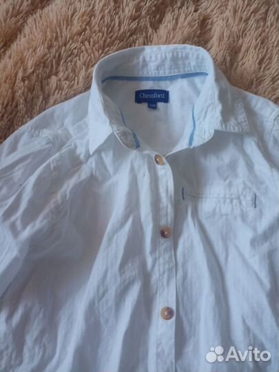 Жилетка школьная 122 и школьная рубашка р128