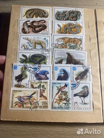 Продам средний альбом ценных марок