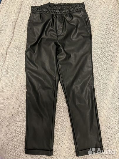 Брюки экокожа gulliver 128