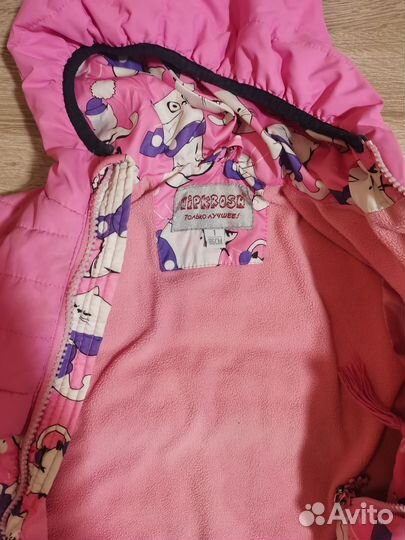 Демисезонная куртка для девочки 86р