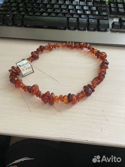 Янтарные Бусы 45 см