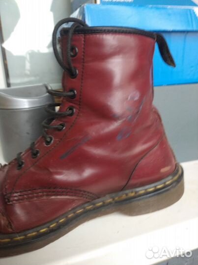 Ботинки мужские dr martens chery red