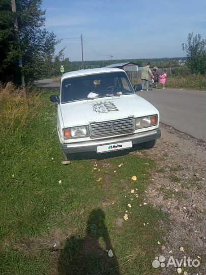 ВАЗ 2107 1.6 МТ, 2002, битый, 48 000 км