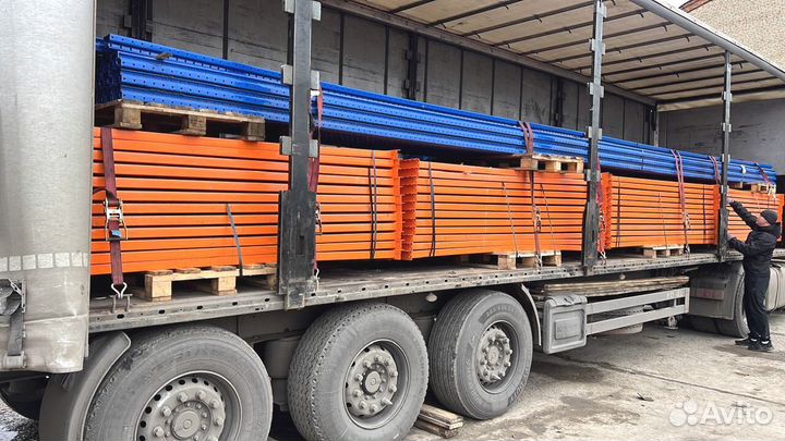 Фронтальные стеллажи паллетные Metech Б/у № 5532