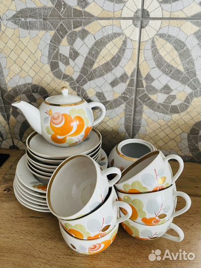 Советский чайный сервиз