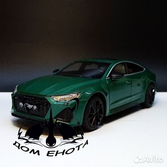 Машинка audi RS7 модель метал Ауди 7 1:24 20см