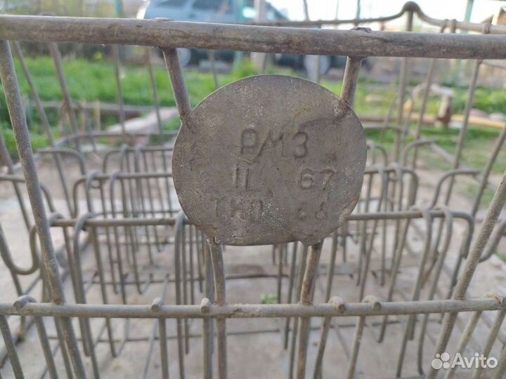 Ящик оцинкованный для бутылок СССР