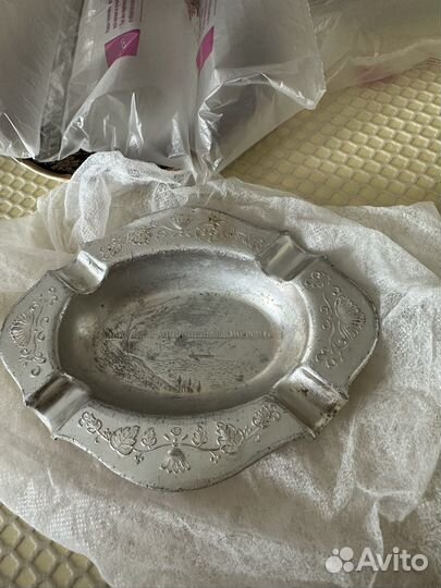 Пепельница СССР алюминий