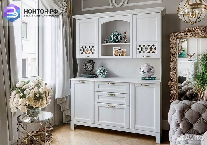 Буфет Милано белый