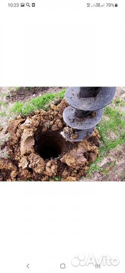 Аренда ямобура бурение свай