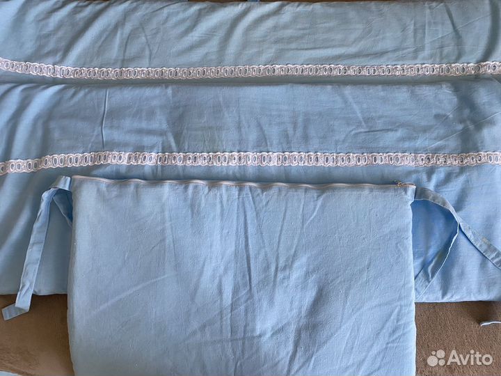 Бортики в кроватку, балдахин, крепление