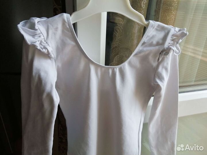 Belkina Купальник для танцев для гимнастики белый