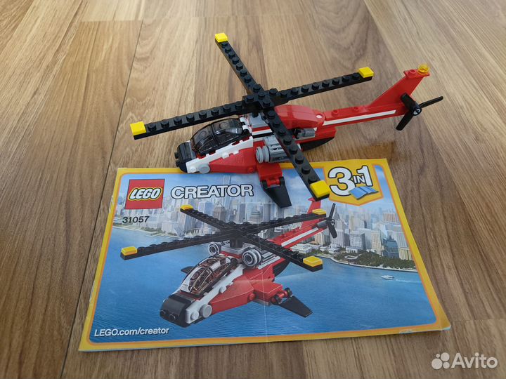 Lego Creator 31057 Красный вертолет