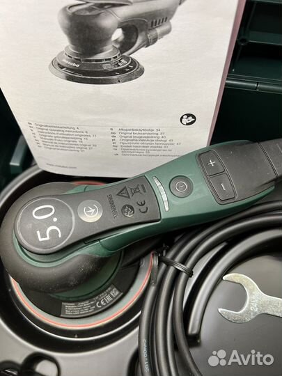 Шлифовальная машина metabo SXE 150-5.0 BL