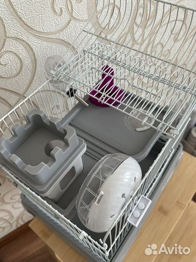 Клетка для хомяка+ шар прогулочный в подарок