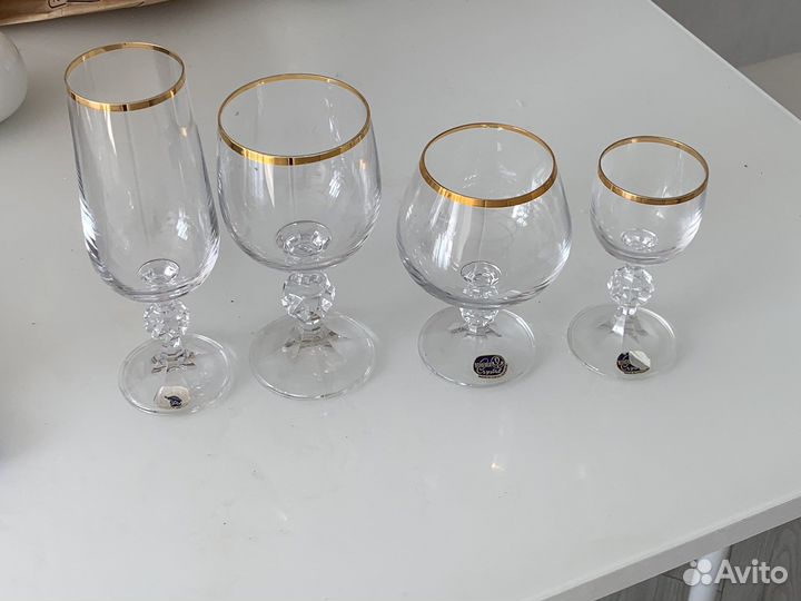 Бокалы фужеры Bohemia Claudia набор