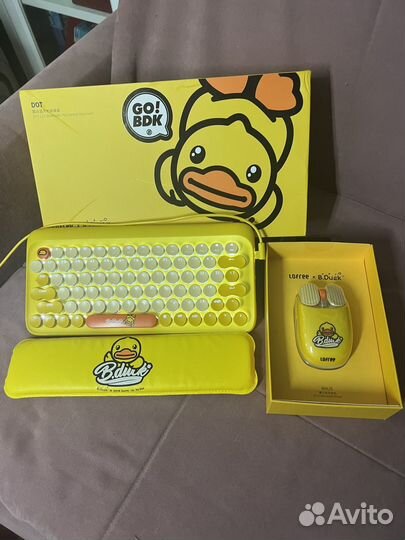 Комплект клавиатура и мышь Lofree B.Duck