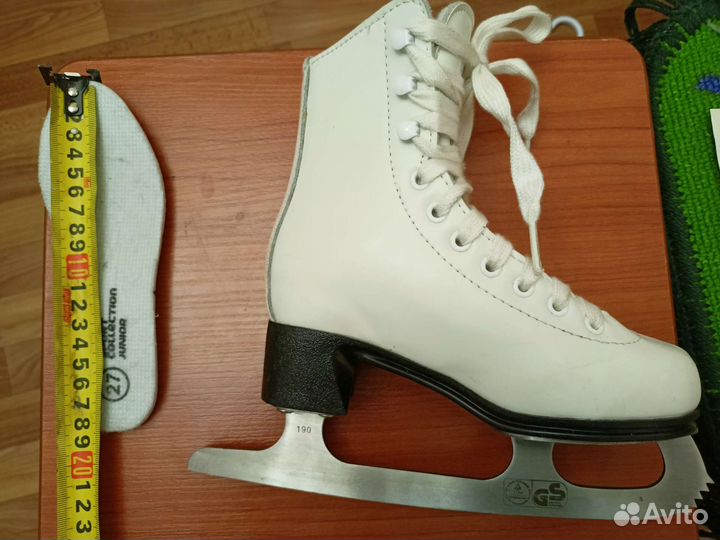 Коньки фигурные детские 27 размер