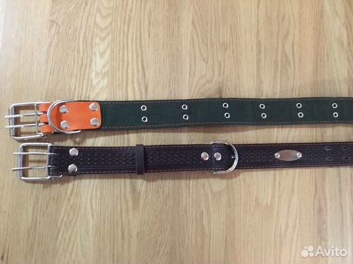 Ошейники, шлейки, намордники, поводки для собак