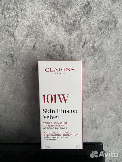Clarins тональный крем Skin Illusion Velvet 101W
