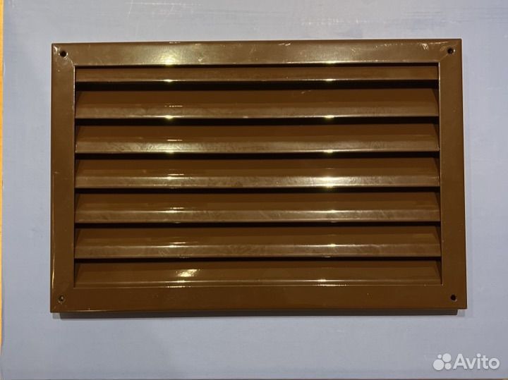 Решётка наружная металлическая 350х230мм