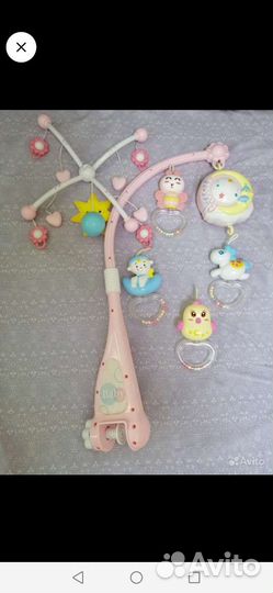 Развивающий коврик и музыкальный мобиль